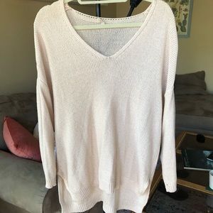 Cream long sleeve sweater